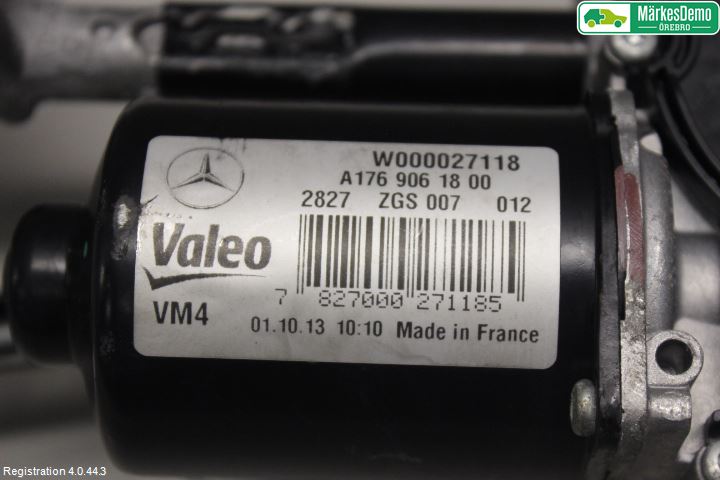 Mercedes-Benz MB A-KLASS (W176) 13-18 Torkarmotor Vindruta