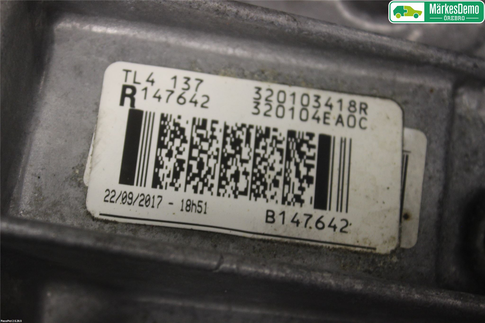 Nissan QASHQAI 14-17 Växellåda Man 6 Vxl