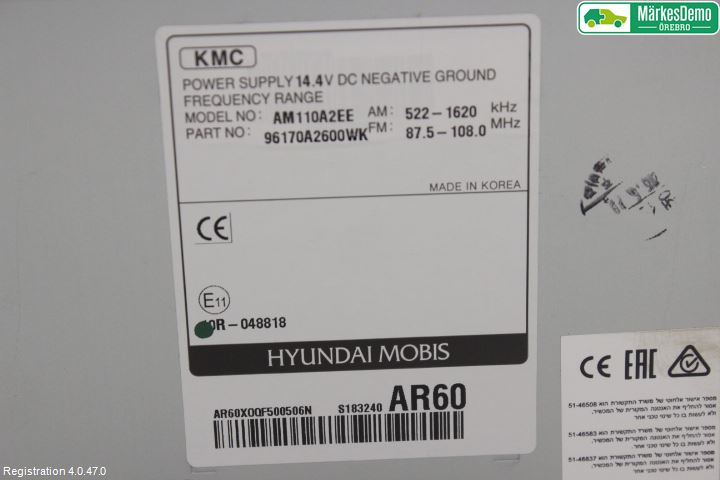 Kia CEED 12-18 Cd Radio - Multimediapanel