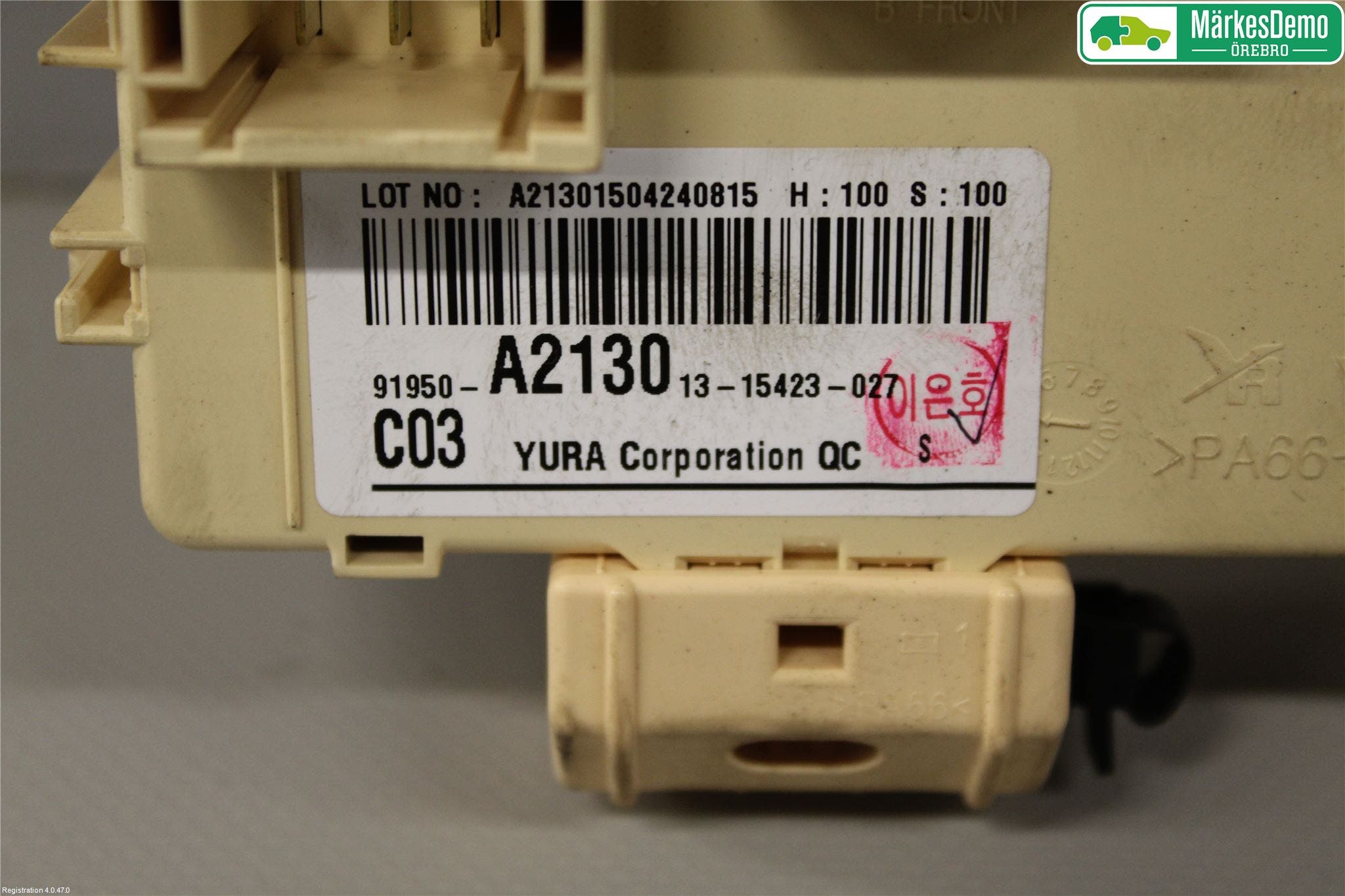 Kia CEED 12-18 Säkringsdosa-Elcentral