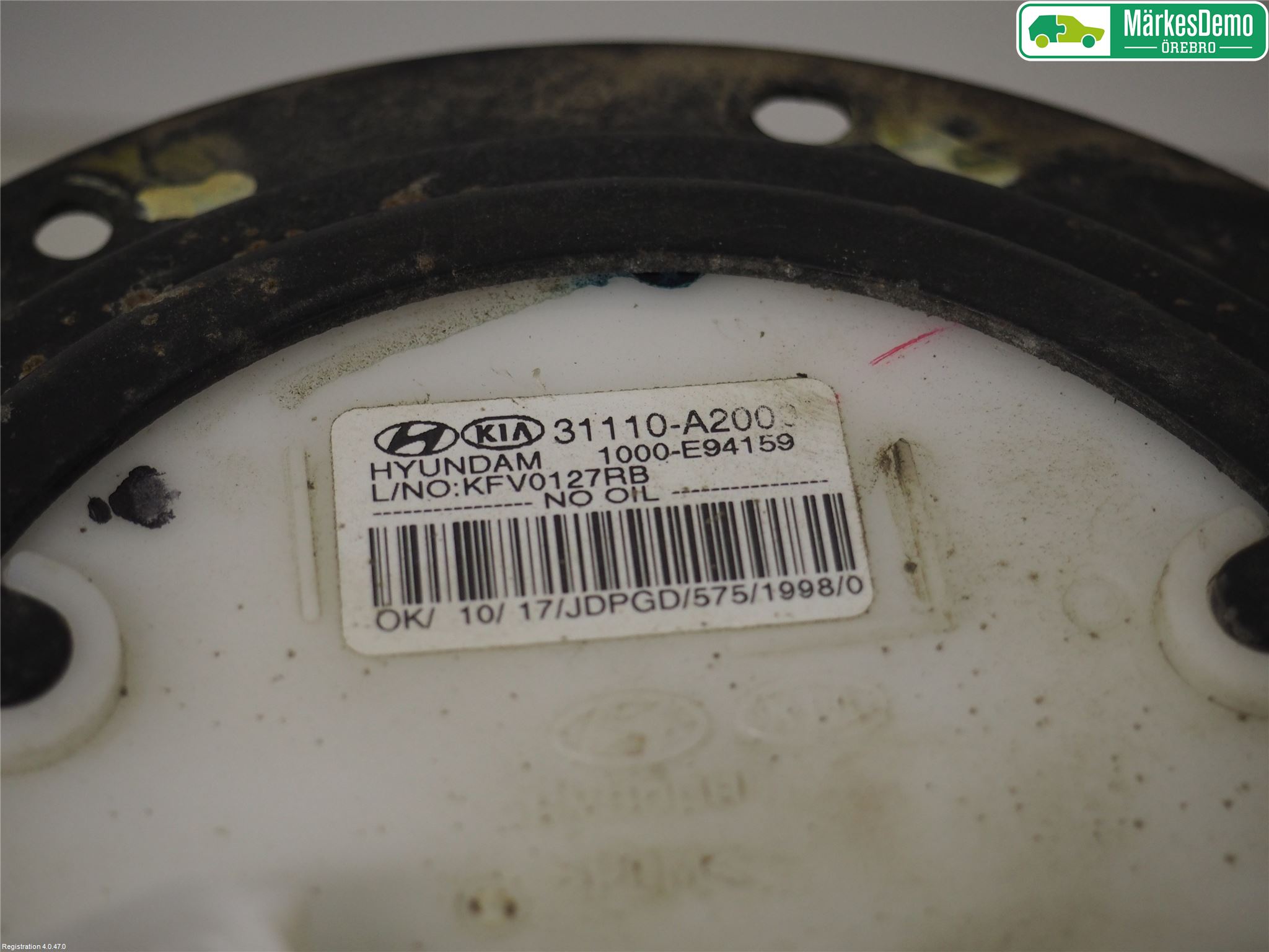 Kia CEED 12-18 Bränslepump El