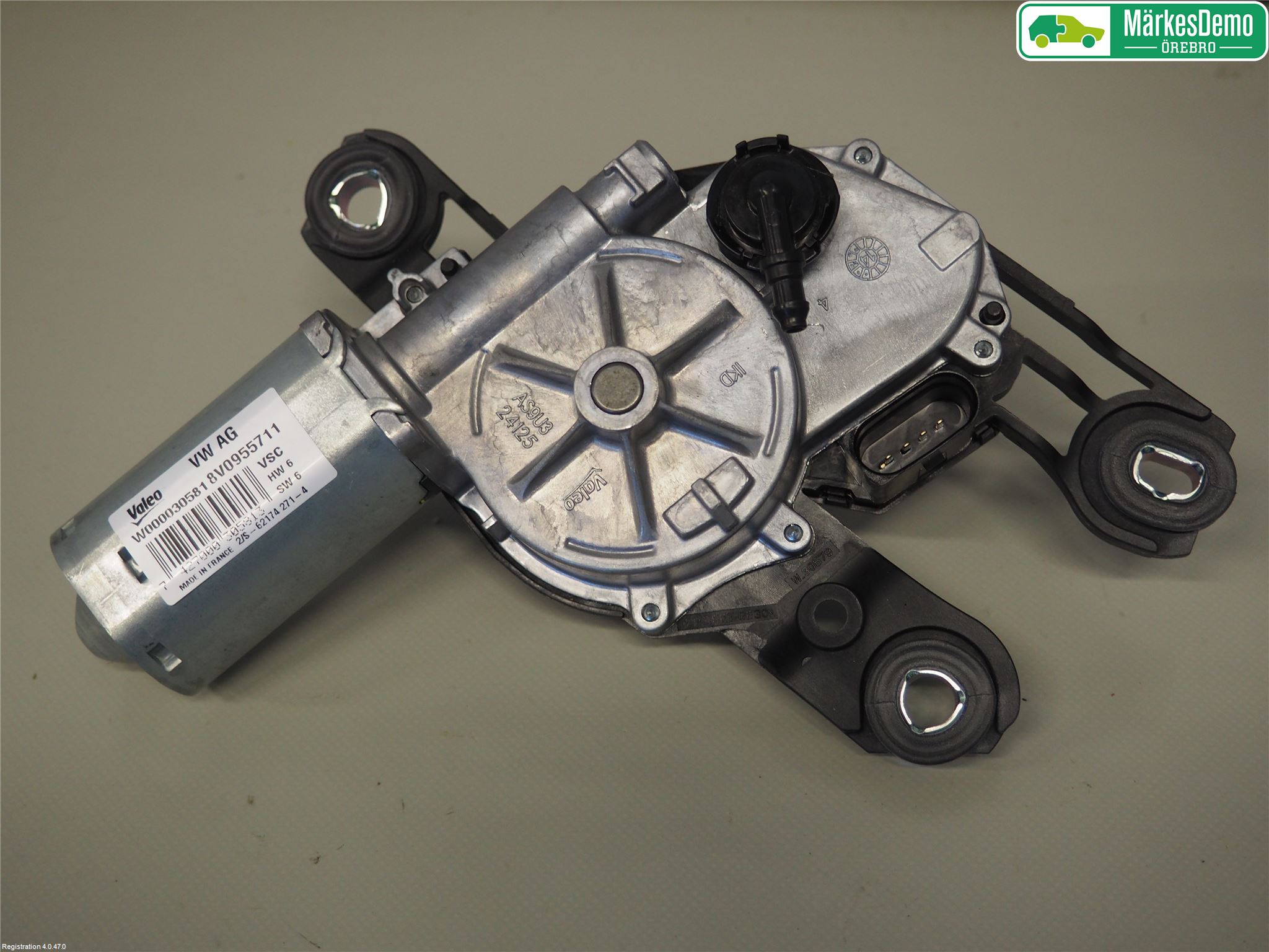 Audi A3/S3 8V 13-20 Torkarmotor Baklucka