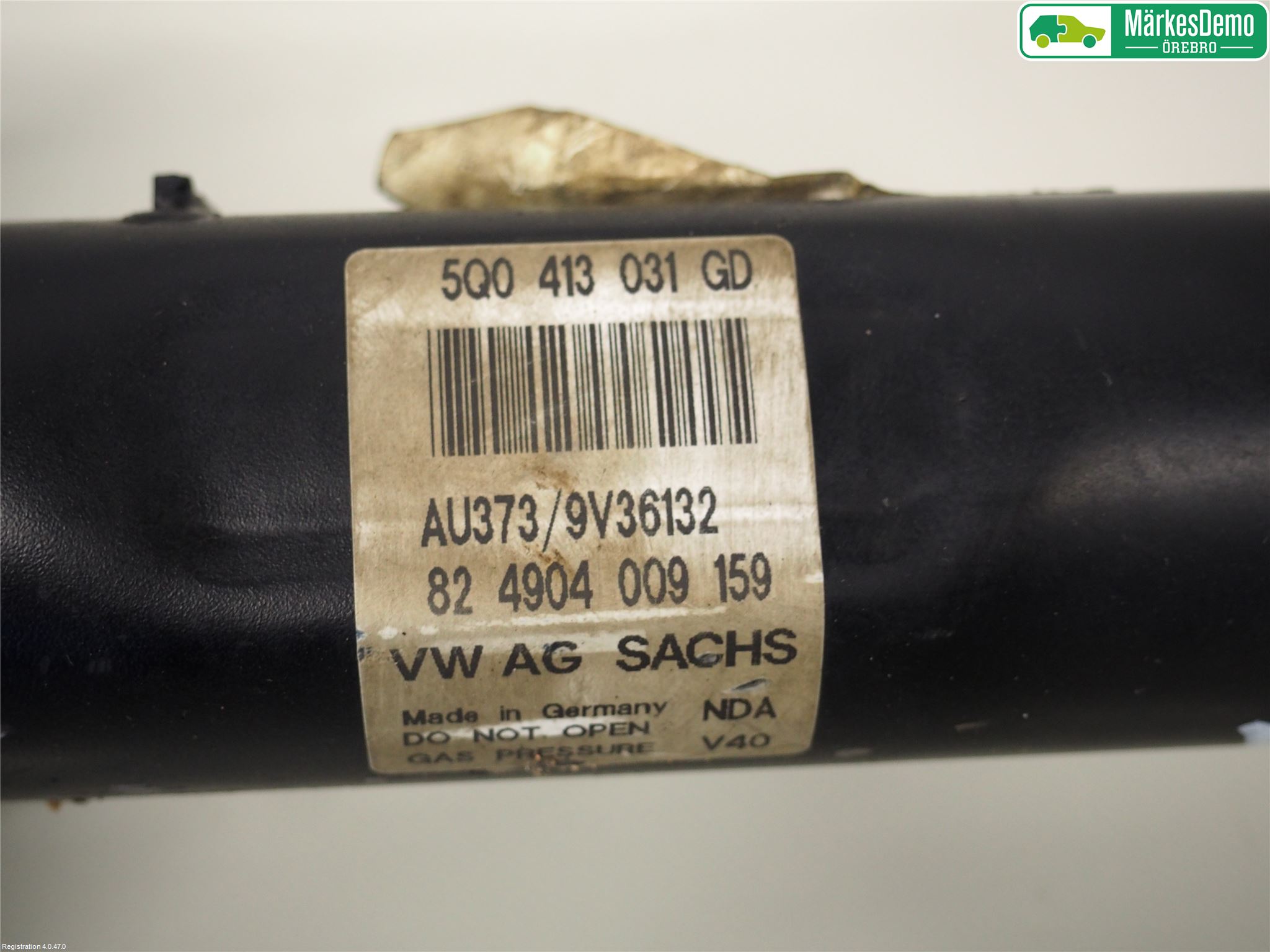 Audi A3/S3 8V 13-20 Fjäderben Fram Vänster