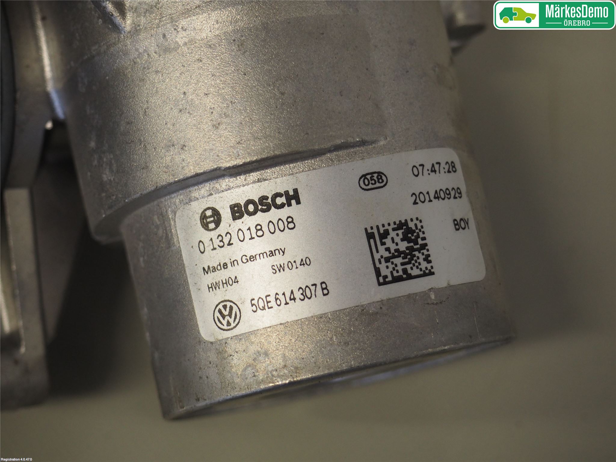 Audi A3/S3 8V 13-20 Bromstryckackumulator