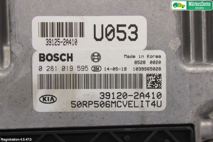 Kia CARENS III 13-19 Styrenhet Insprut Bensin