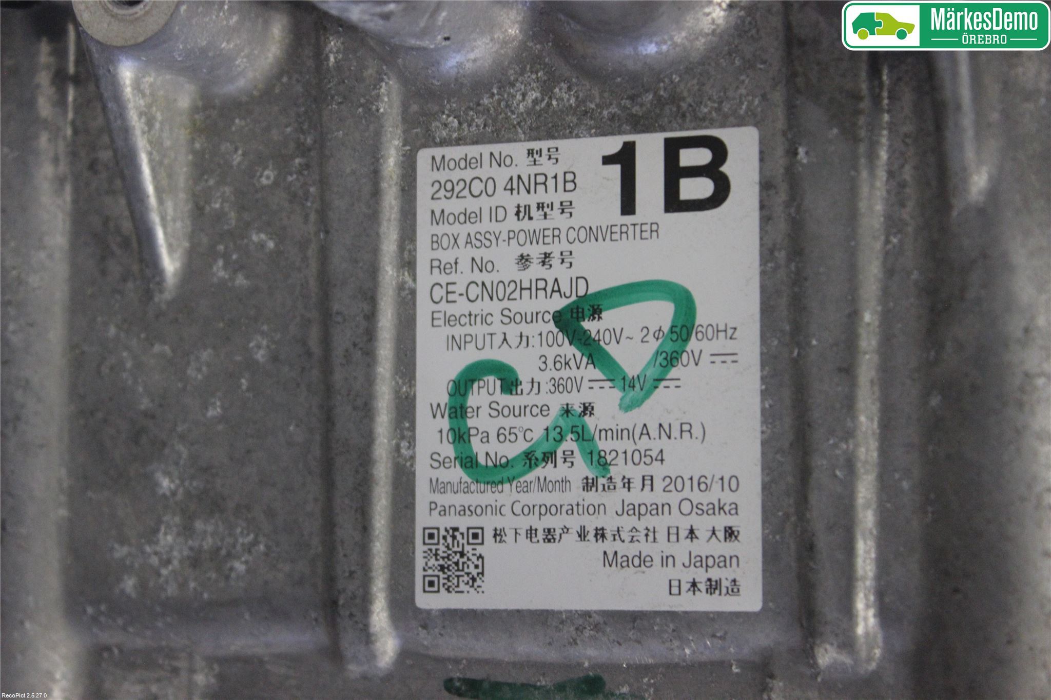 Nissan LEAF 11-17 Hybridconverter