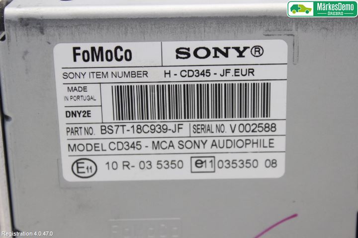 Ford MONDEO 07-15 Cd Radio - Multimediapanel