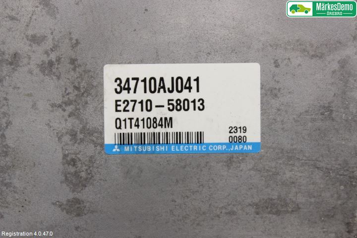 Subaru LEGACY 10-14 Styrenhet Styrservo