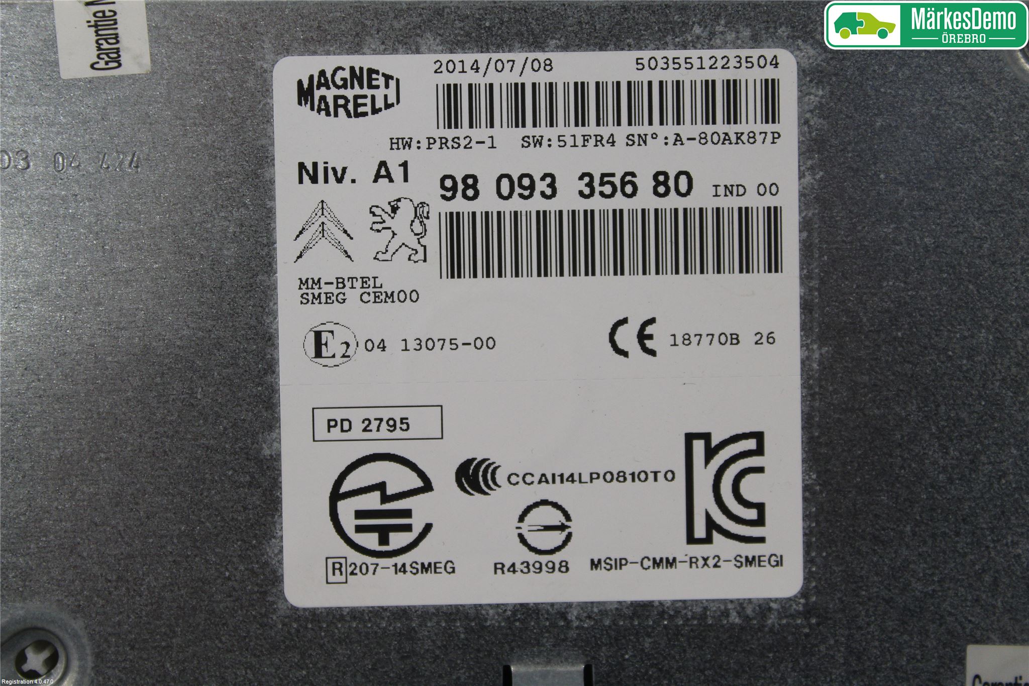 Peugeot 308 14-21 Radio