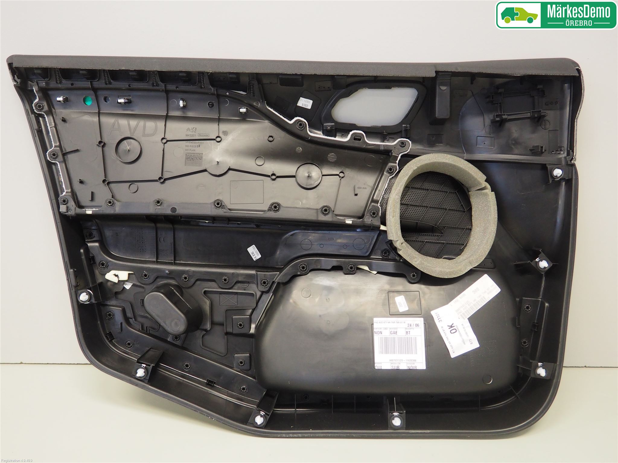 Citroen C4 II 11-18 Dörrklädsel Hö