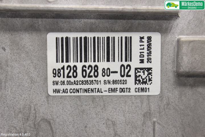 Peugeot 2008 13-20 Bildskärm