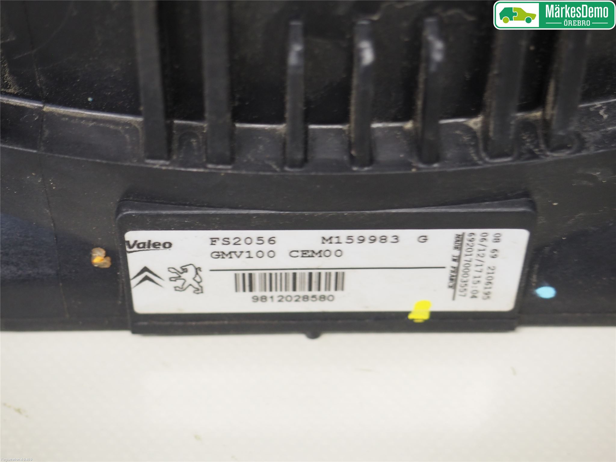 Peugeot PEUGOT 208 16-19 Kylfläkt El