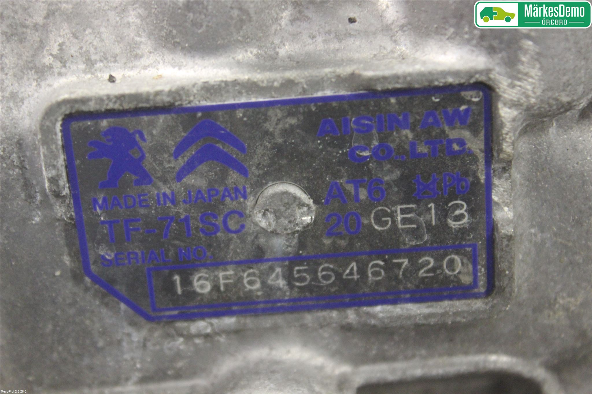 Peugeot 2008 13-20 Växellåda Automat