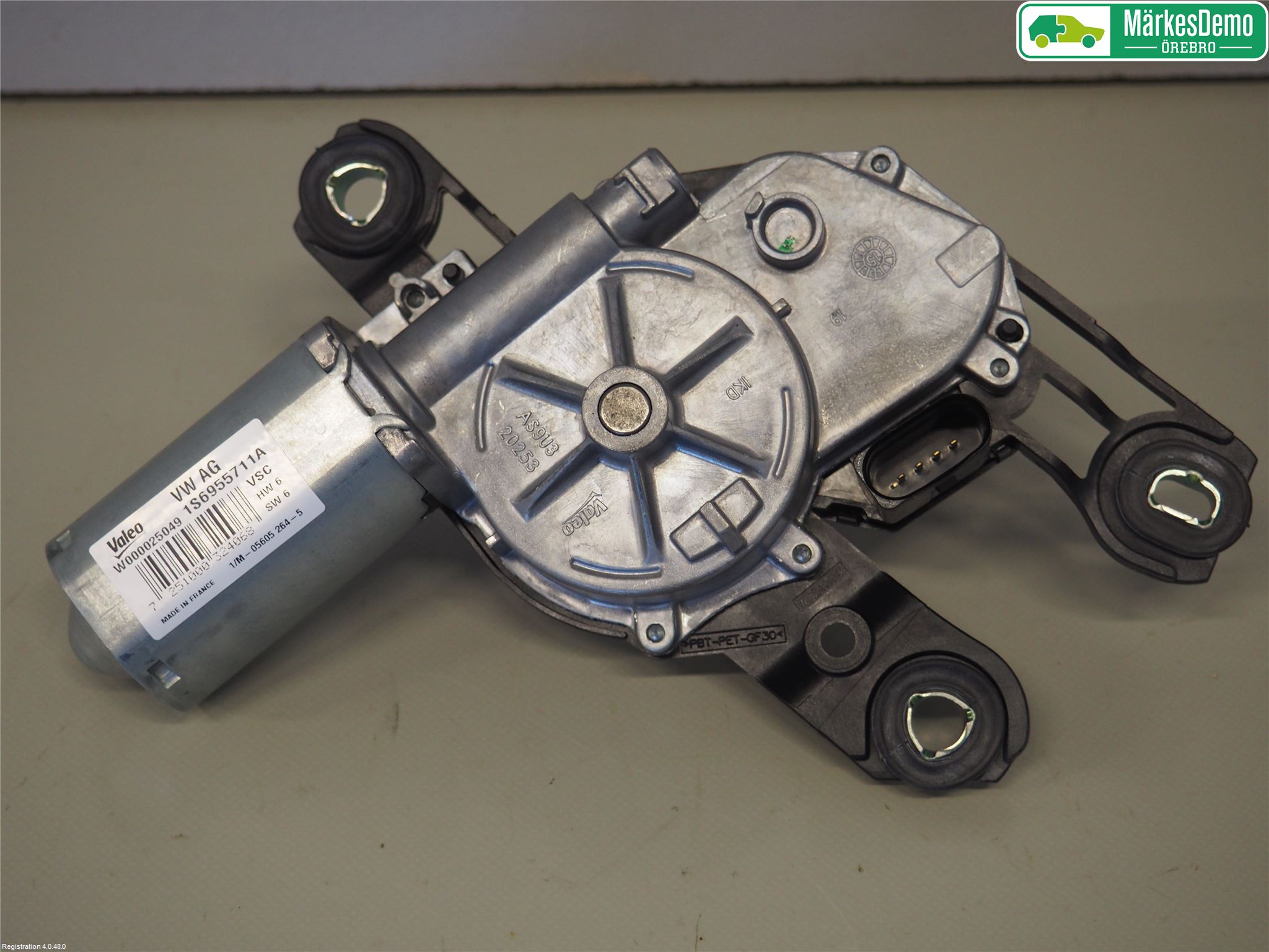 Volkswagen VW UP! / E-UP! Torkarmotor Baklucka