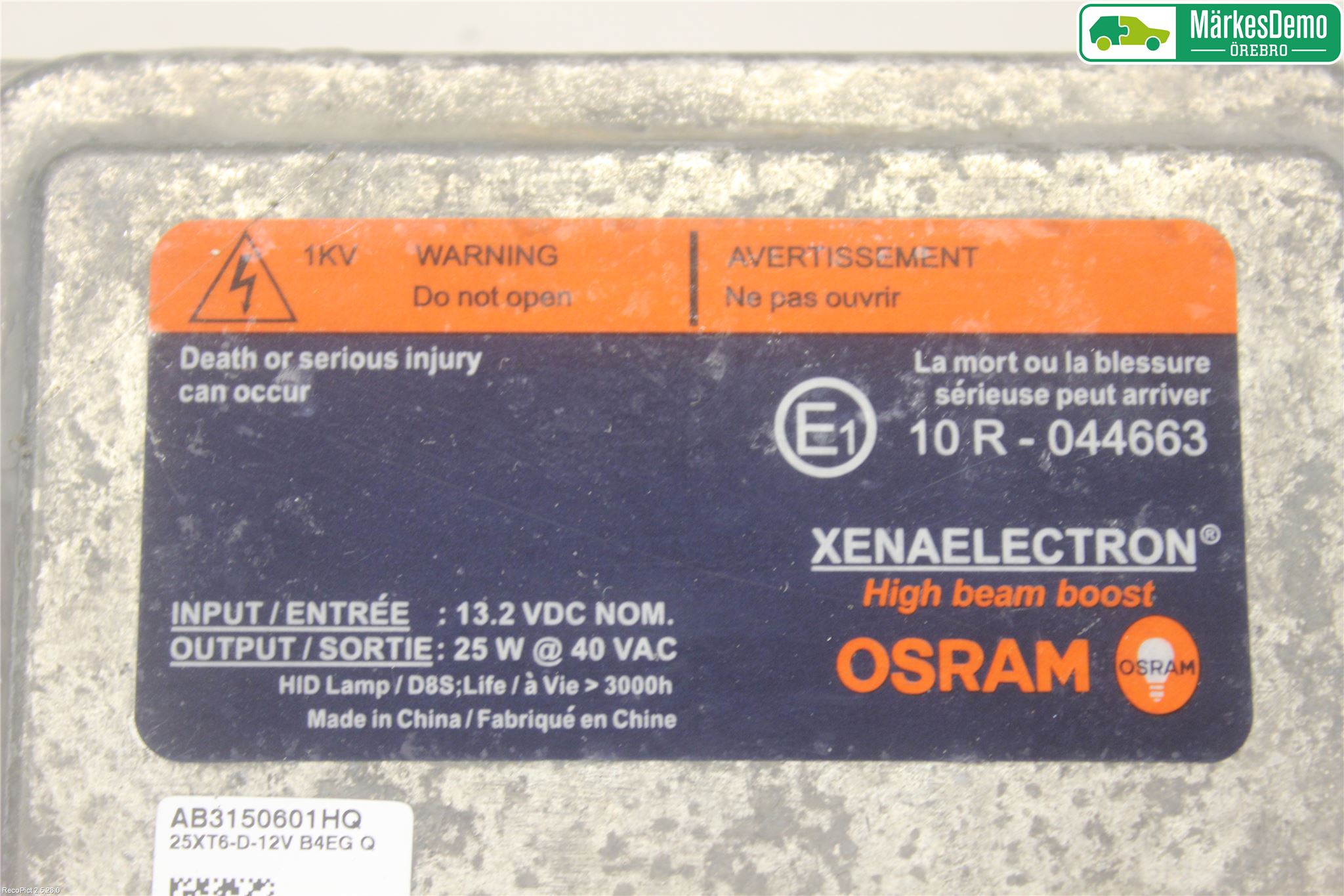 Kia NIRO (DE) 17-22 Styrenhet Strålkastare