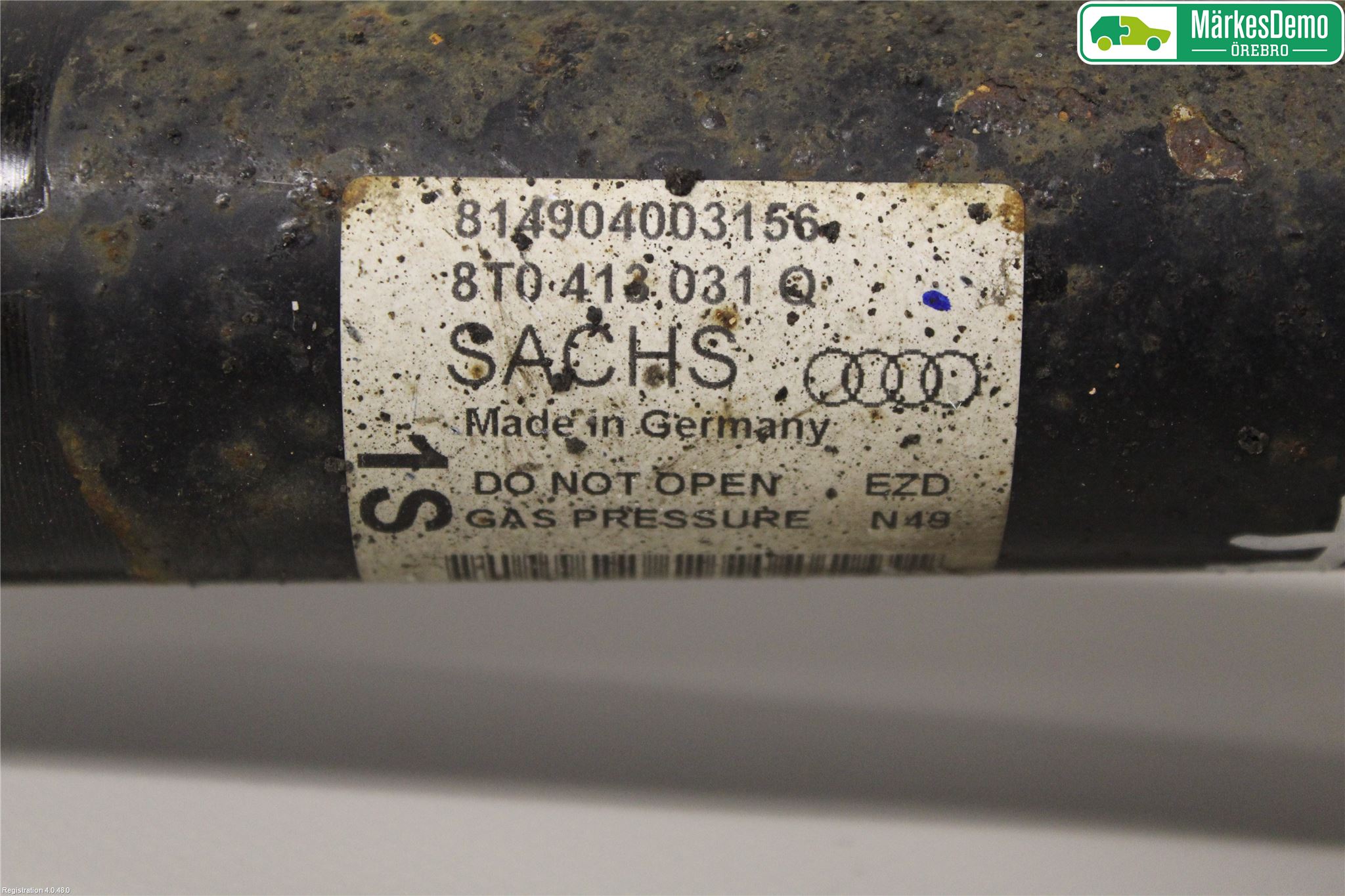 Audi A5 07-16 Fjäderben Fram Vänster