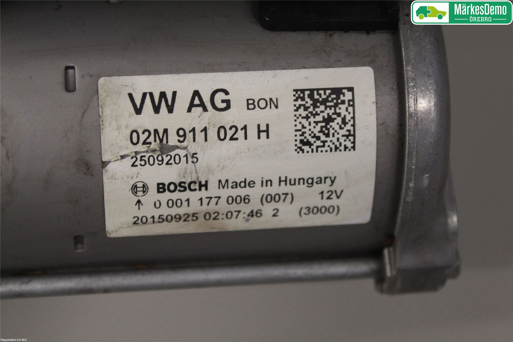 Volkswagen VW UP! / E-UP! Startmotor