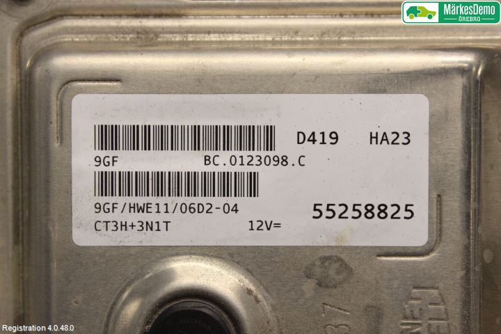 Fiat TIPO/CROSS 16- Styrenhet Insprut Bensin