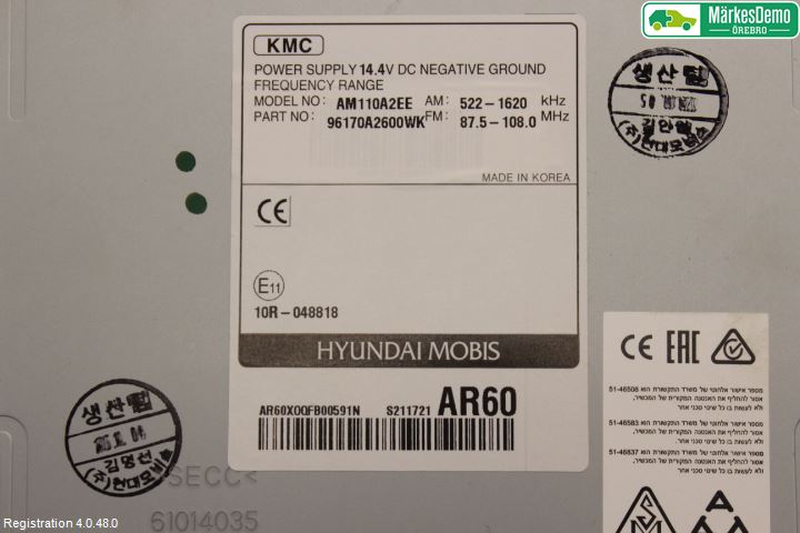 Kia CEED 12-18 Cd Radio - Multimediapanel