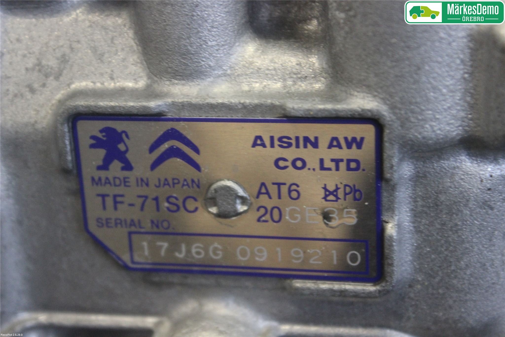 Peugeot 5008 17-24 Växellåda Automat