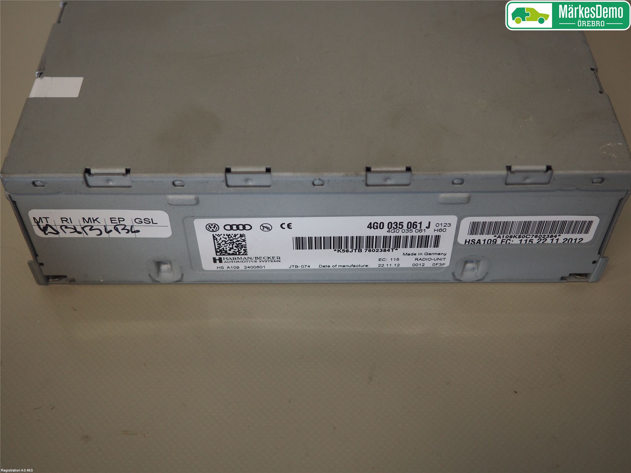 Volkswagen VW TOUAREG 7P 11-18 Radio