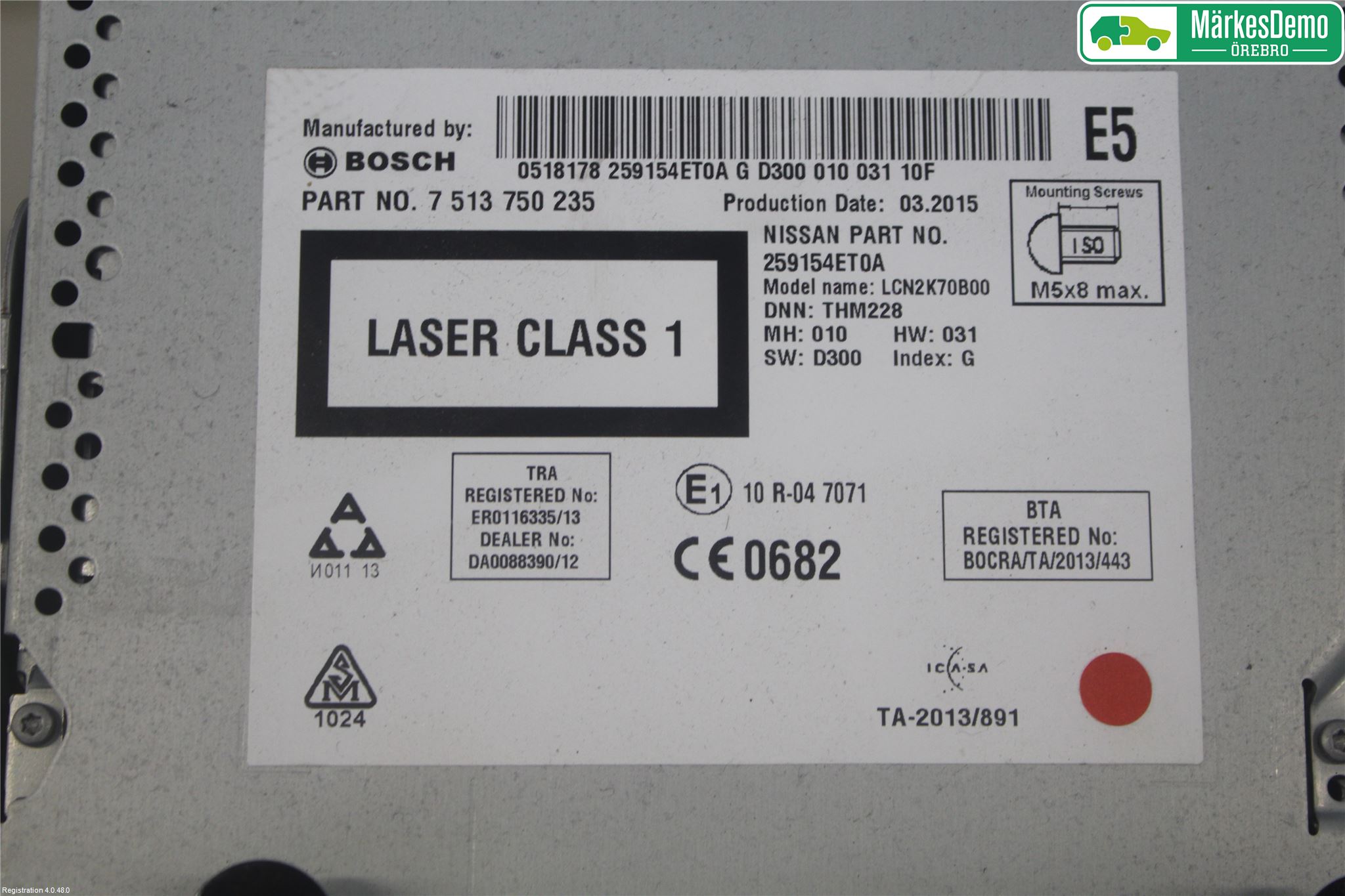 Nissan X-TRAIL 14-21 Cd Radio - Multimediapanel
