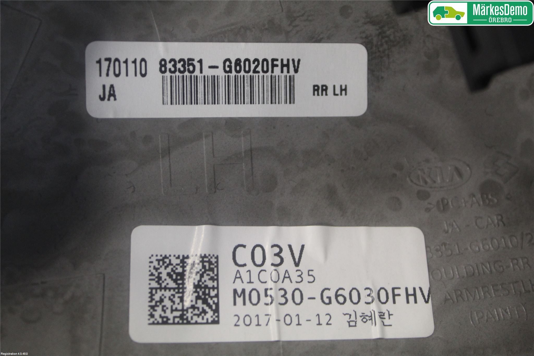 Kia PICANTO 17- Dörrklädsel Vä