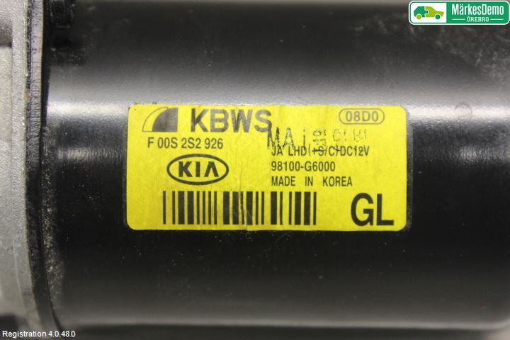 Kia PICANTO 17- Torkarmotor Vindruta