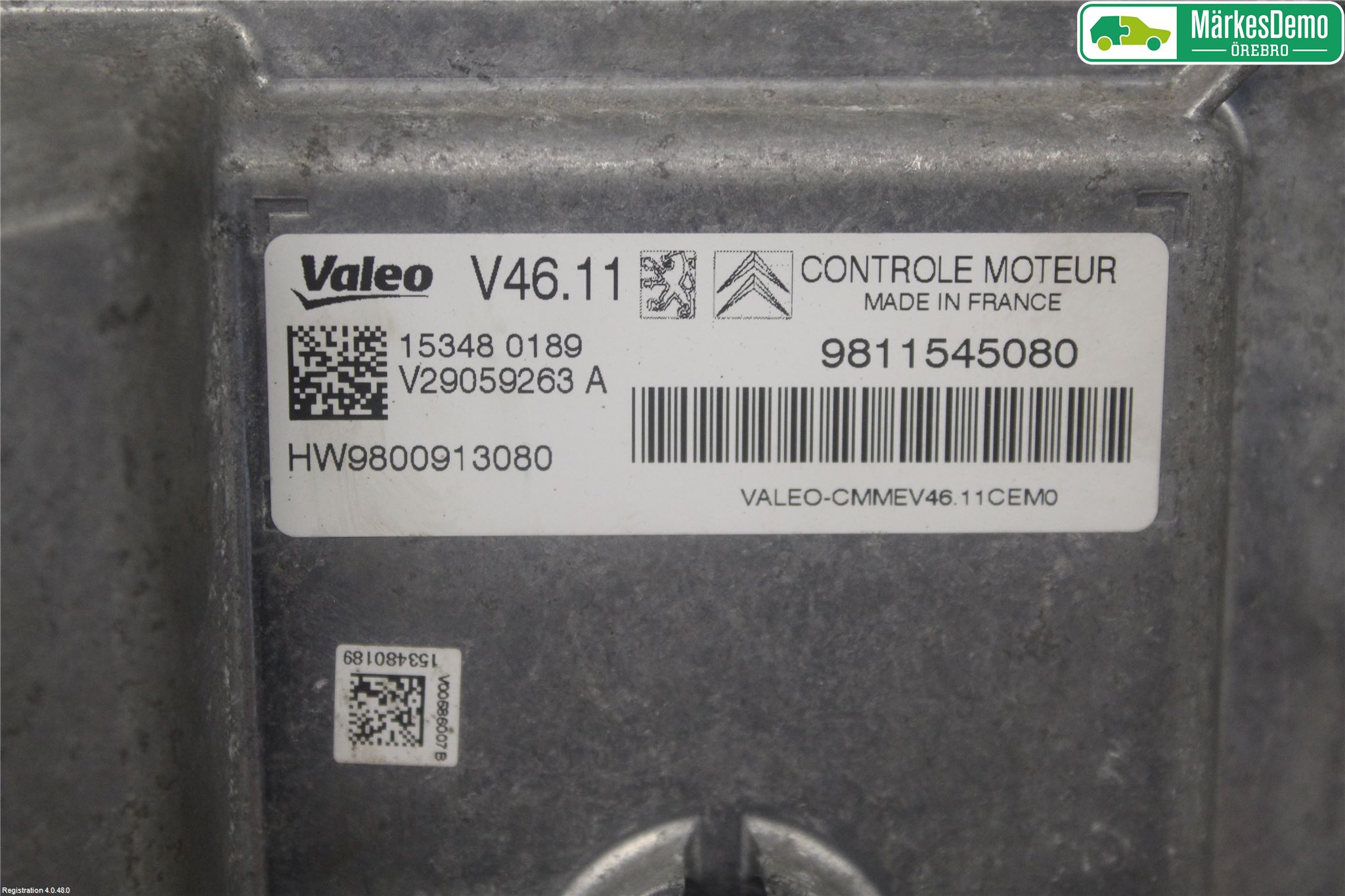 Citroen C3 10-17 Styrenhet Insprut Bensin