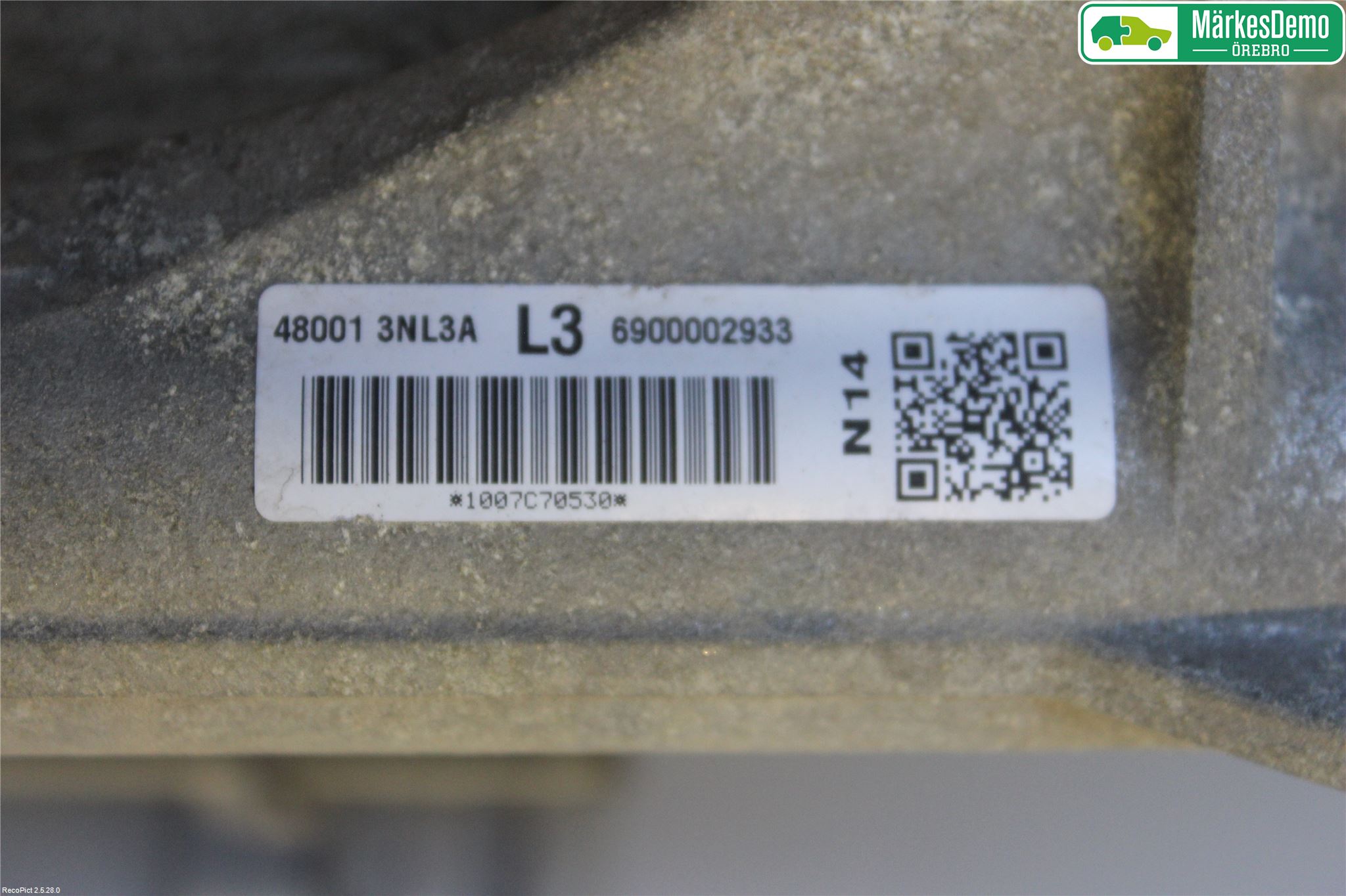 Nissan LEAF 11-17 Styrväxel Servo -Snäcka