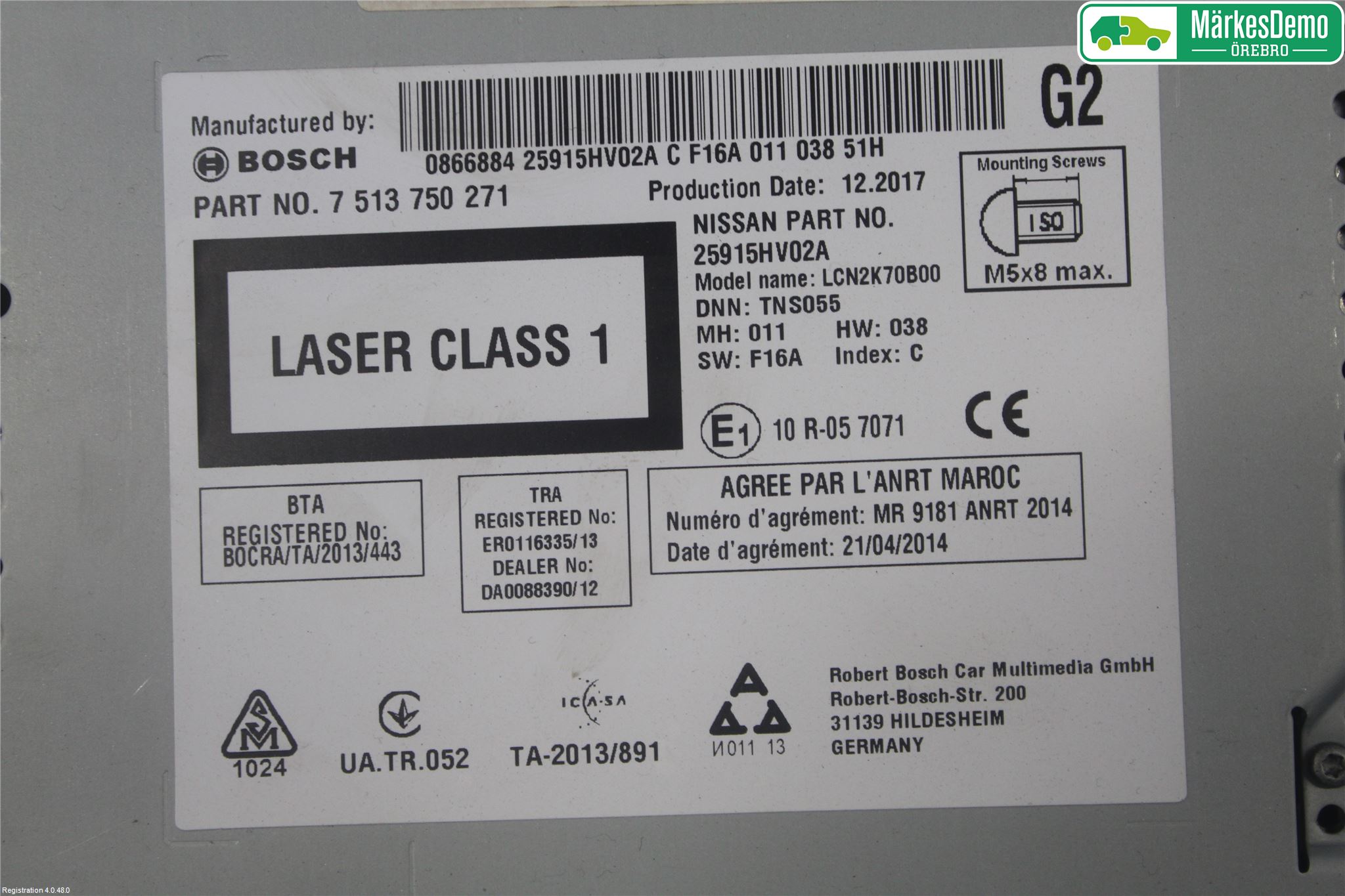 Nissan QASHQAI 14-17 Gps Navigator