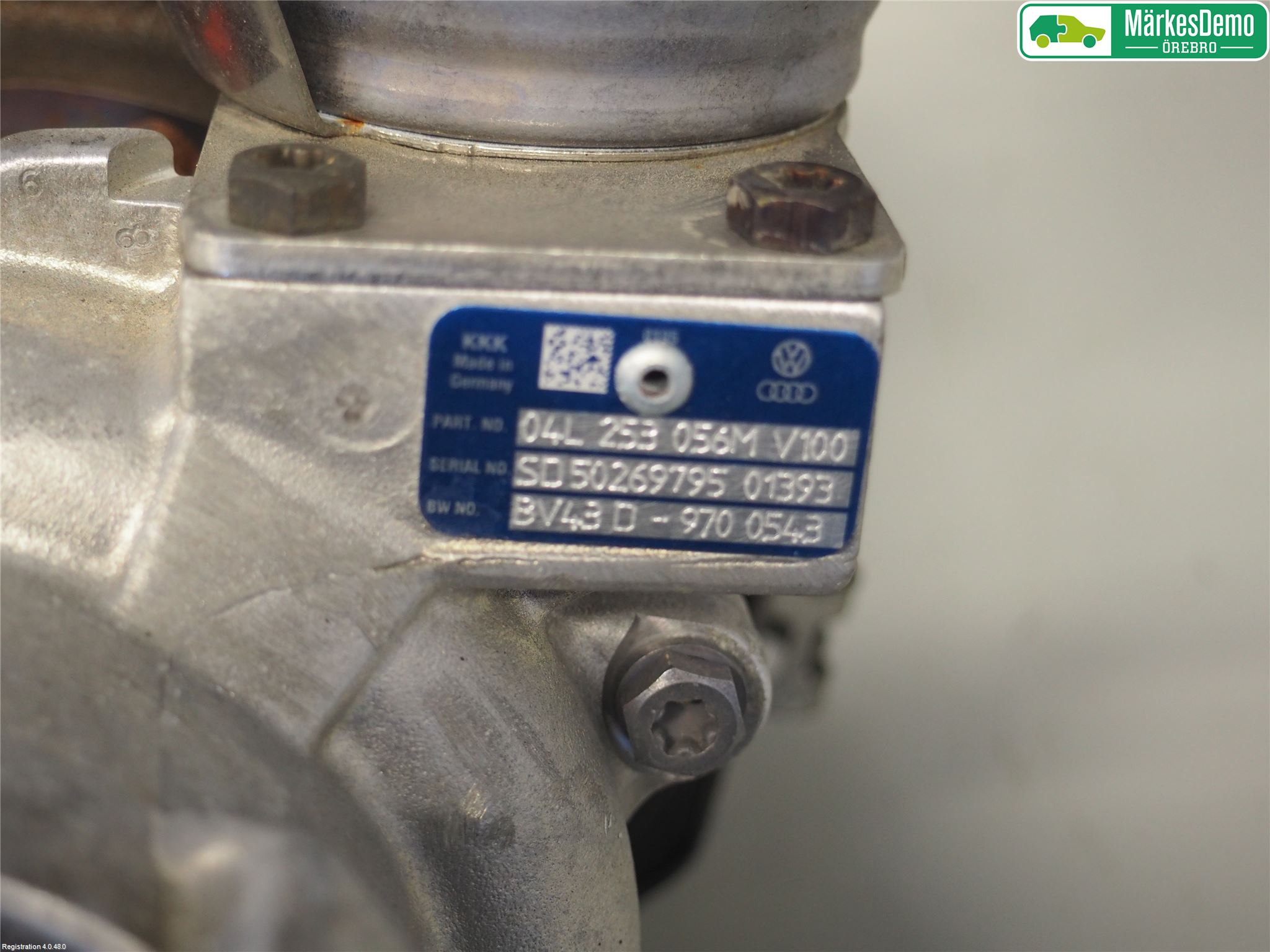 Volkswagen VW PASSAT 15-19 Turboaggregat