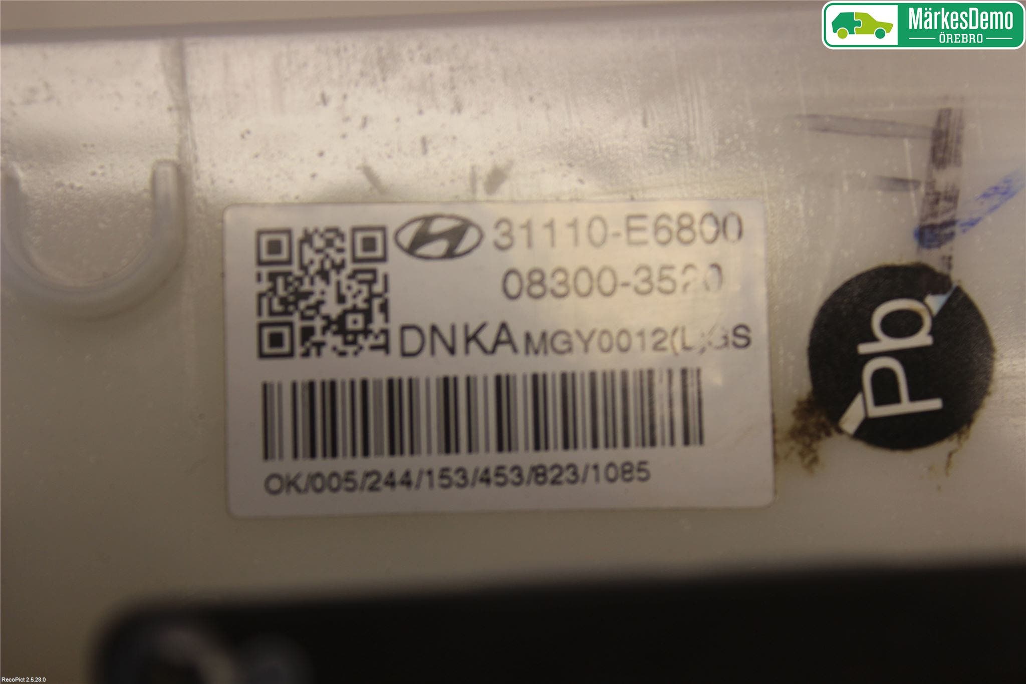 Kia OPTIMA 16-20 Bränslepump El