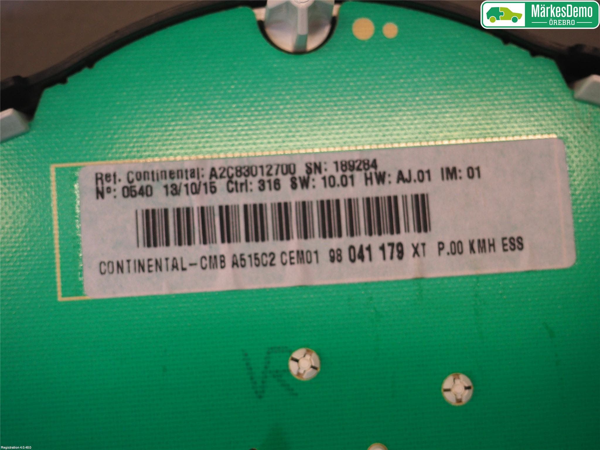 Citroen C3 10-17 Instrument Komb