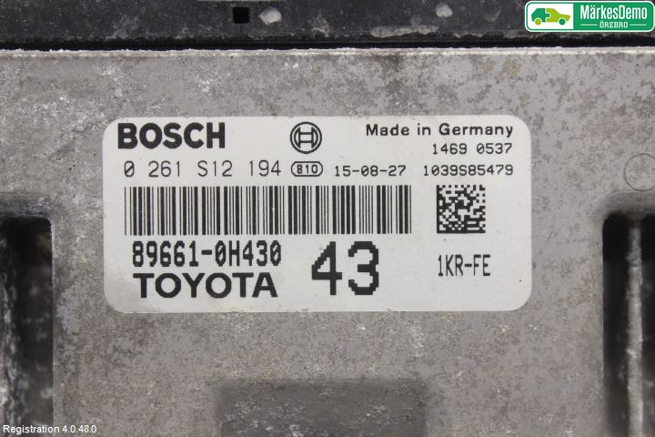 Peugeot 108 15-22 Styrenhet Insprut Bensin