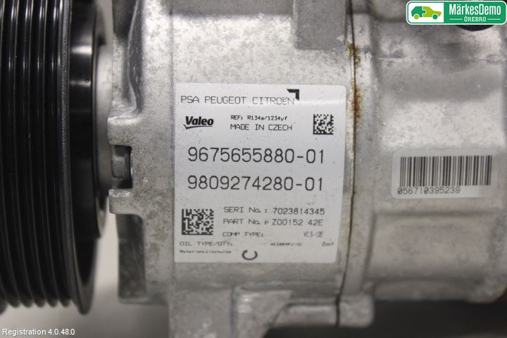 Peugeot 308 14-21 Ac Kompressor