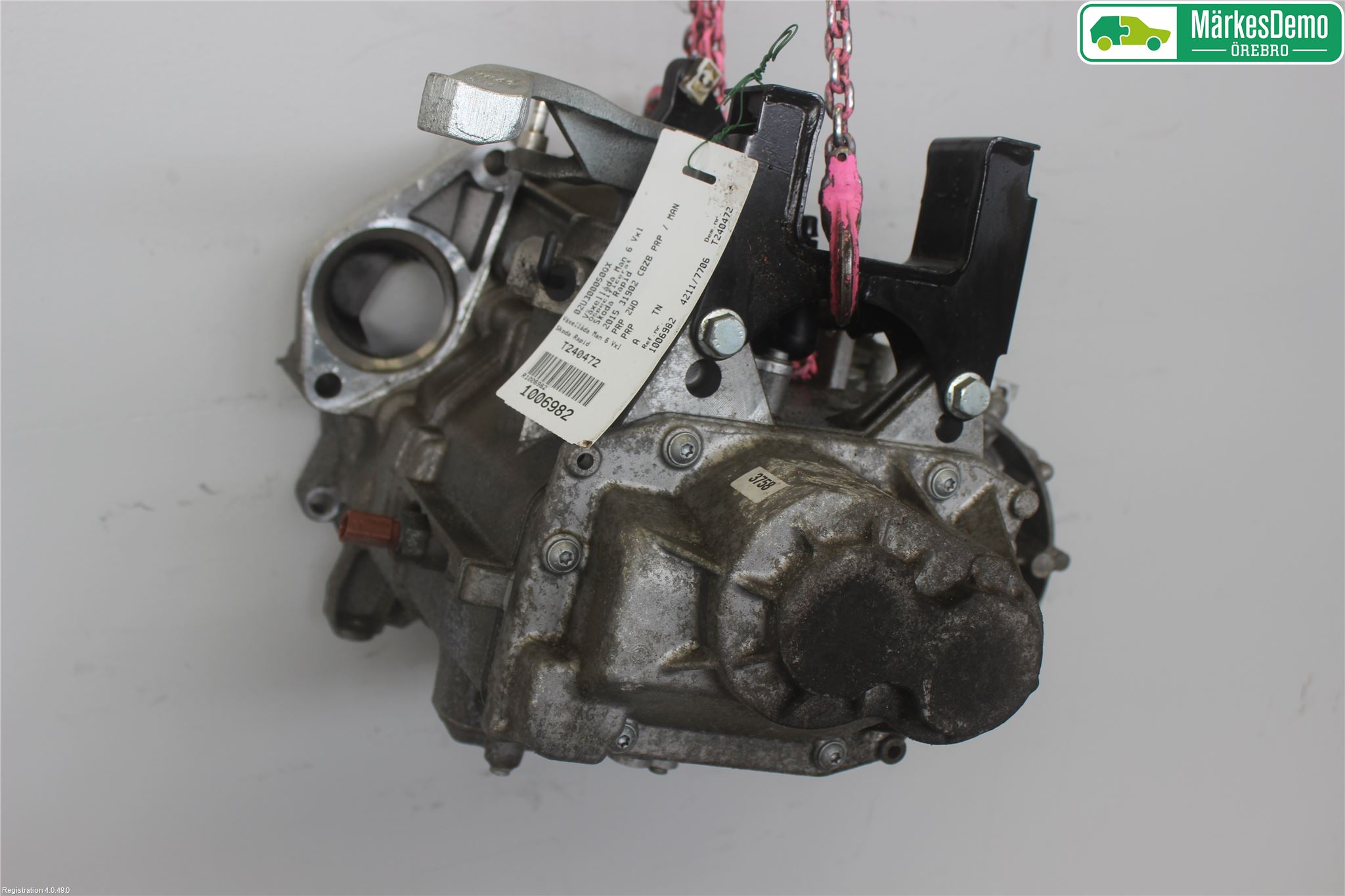 Skoda RAPID Växellåda Man 6 Vxl