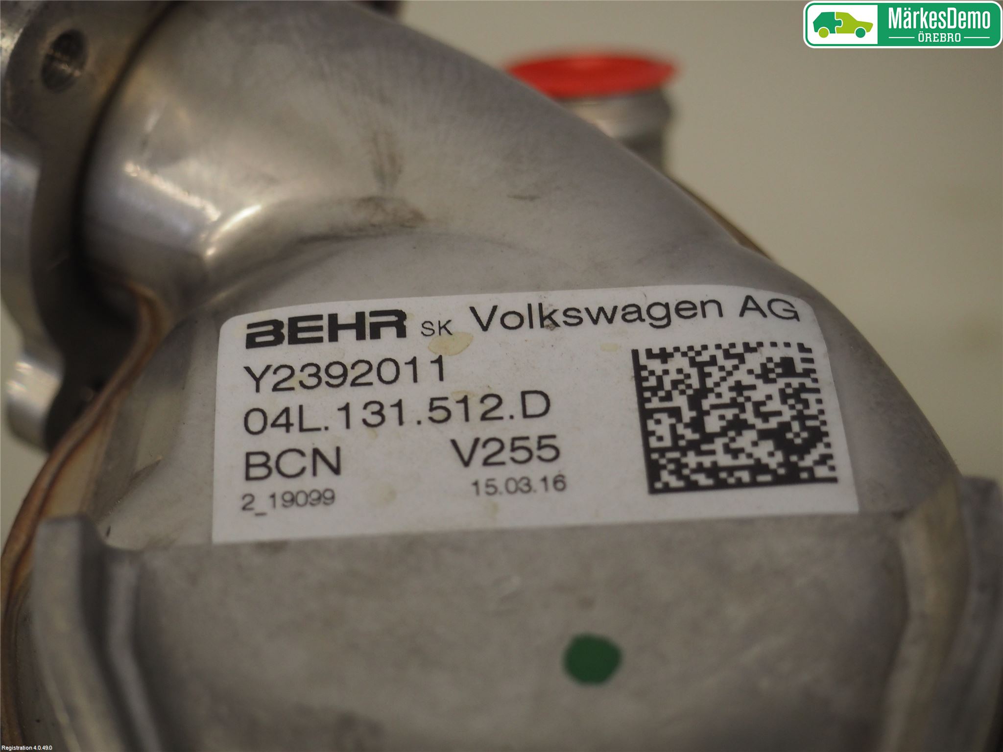 Volkswagen VW PASSAT 15-19 Avgaskylare