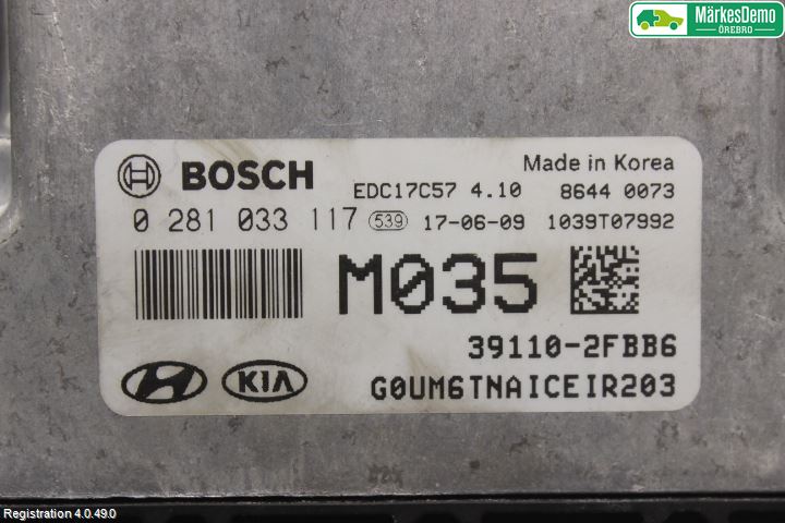Kia SORENTO 15-20 Styrenhet Insprut Bensin