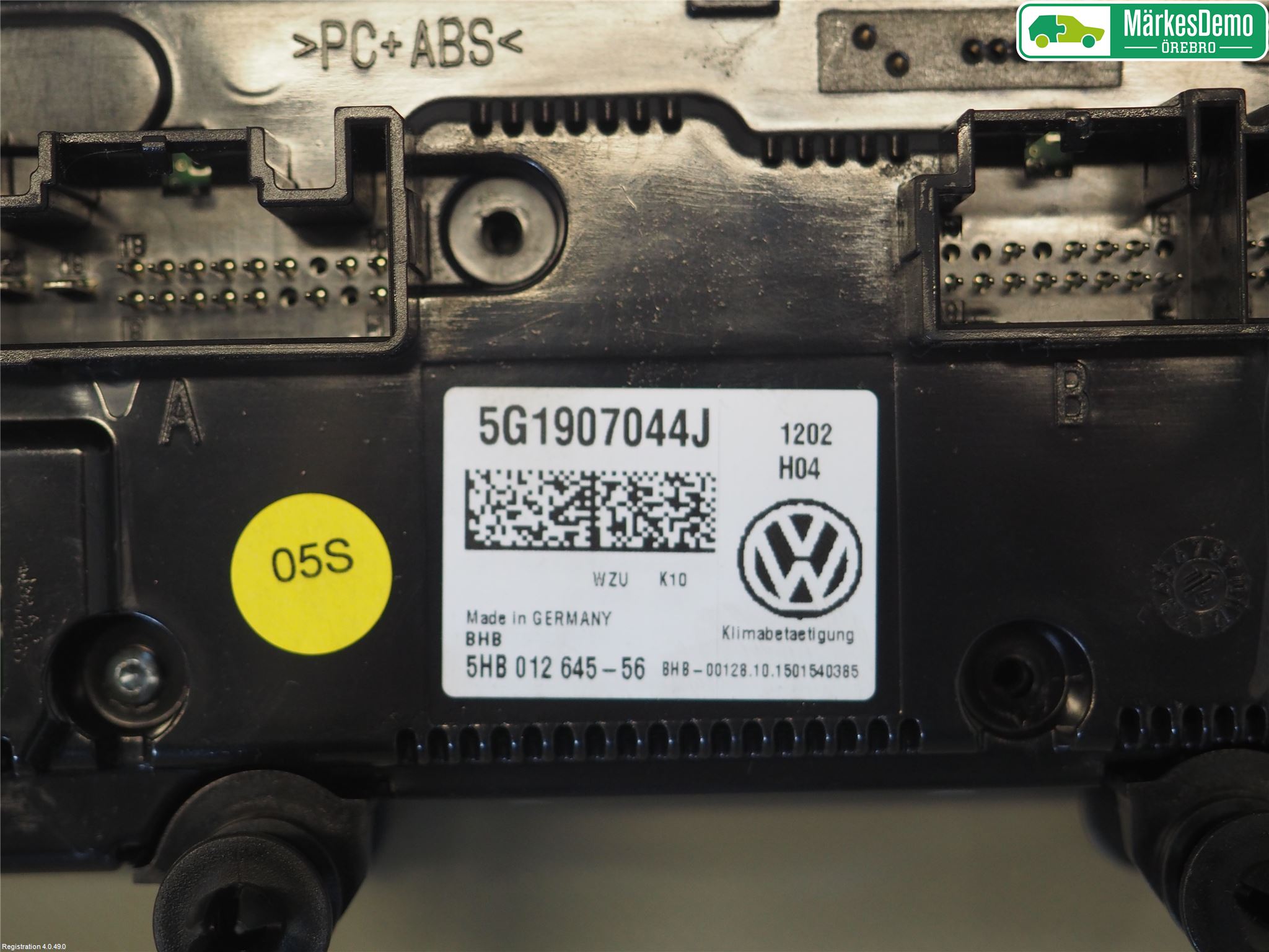 Volkswagen VW PASSAT 15-19 Ac Styrenhet Ac Manöveren