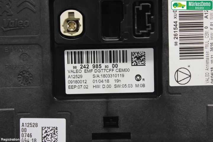 Citroen COTROEN C3 17-24 Bildskärm