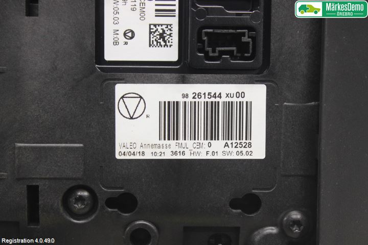 Citroen COTROEN C3 17-24 Bildskärm