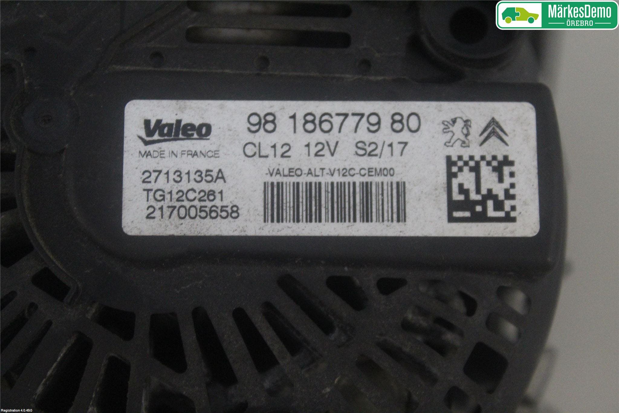 Peugeot PEUGOT 208 16-19 Generator