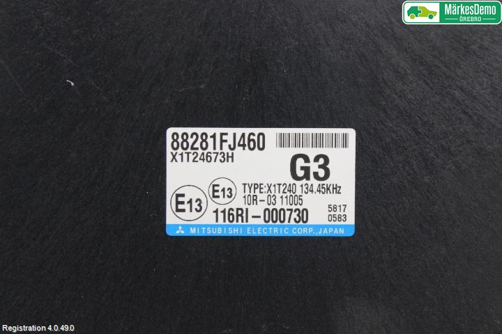 Subaru IMPREZA IV 13-17 Komfort Styrdon