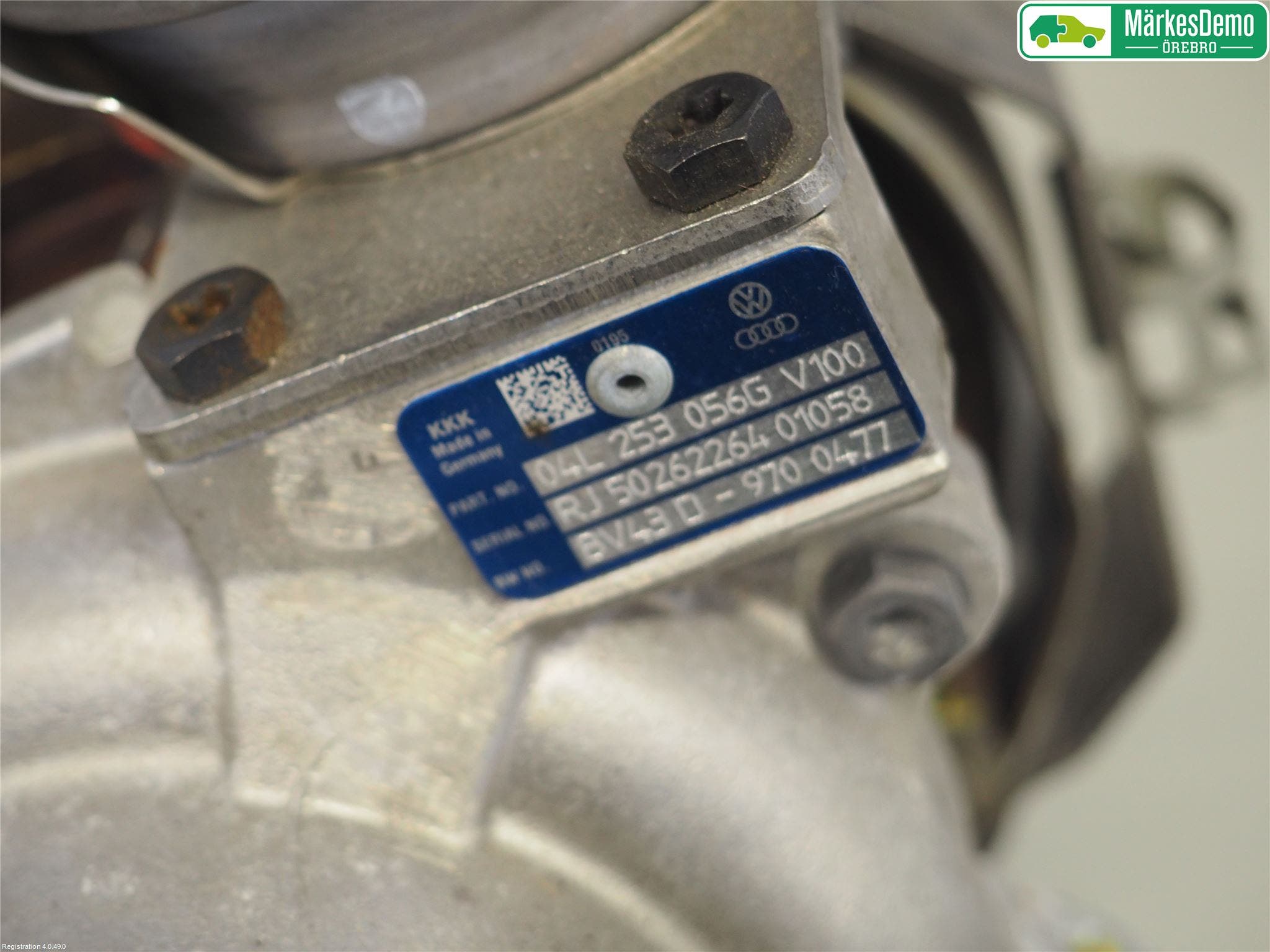 Volkswagen VW PASSAT 15-19 Turboaggregat