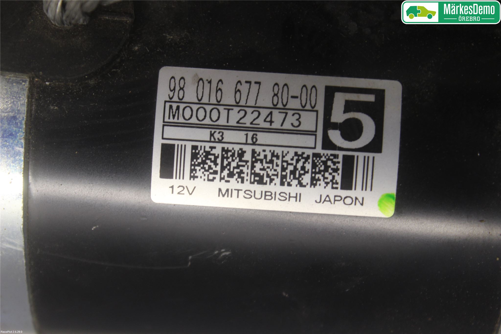 Peugeot 208 12-15 Startmotor Diesel