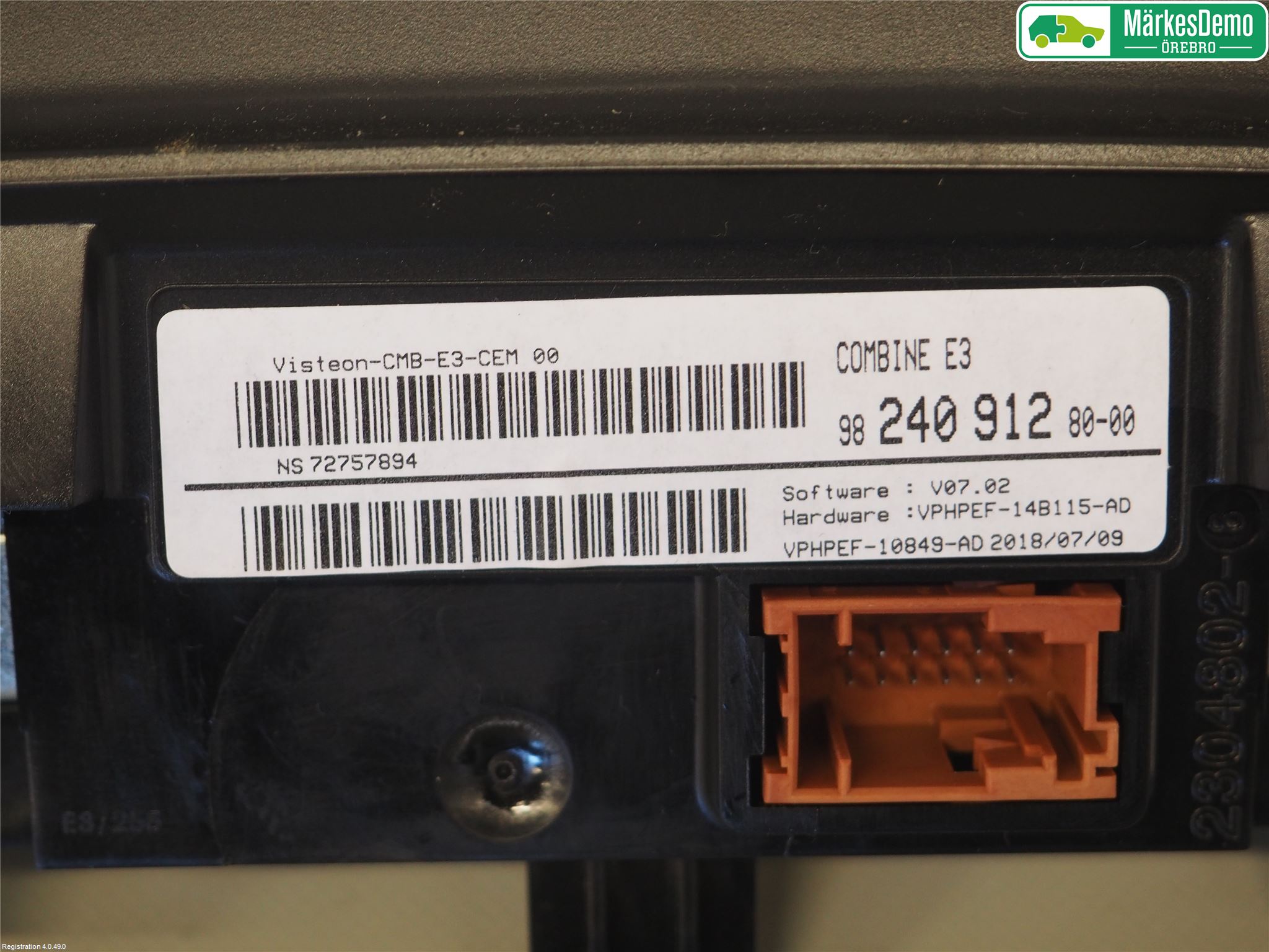 Citroen C4 CACTUS 14-20 Instrument Komb