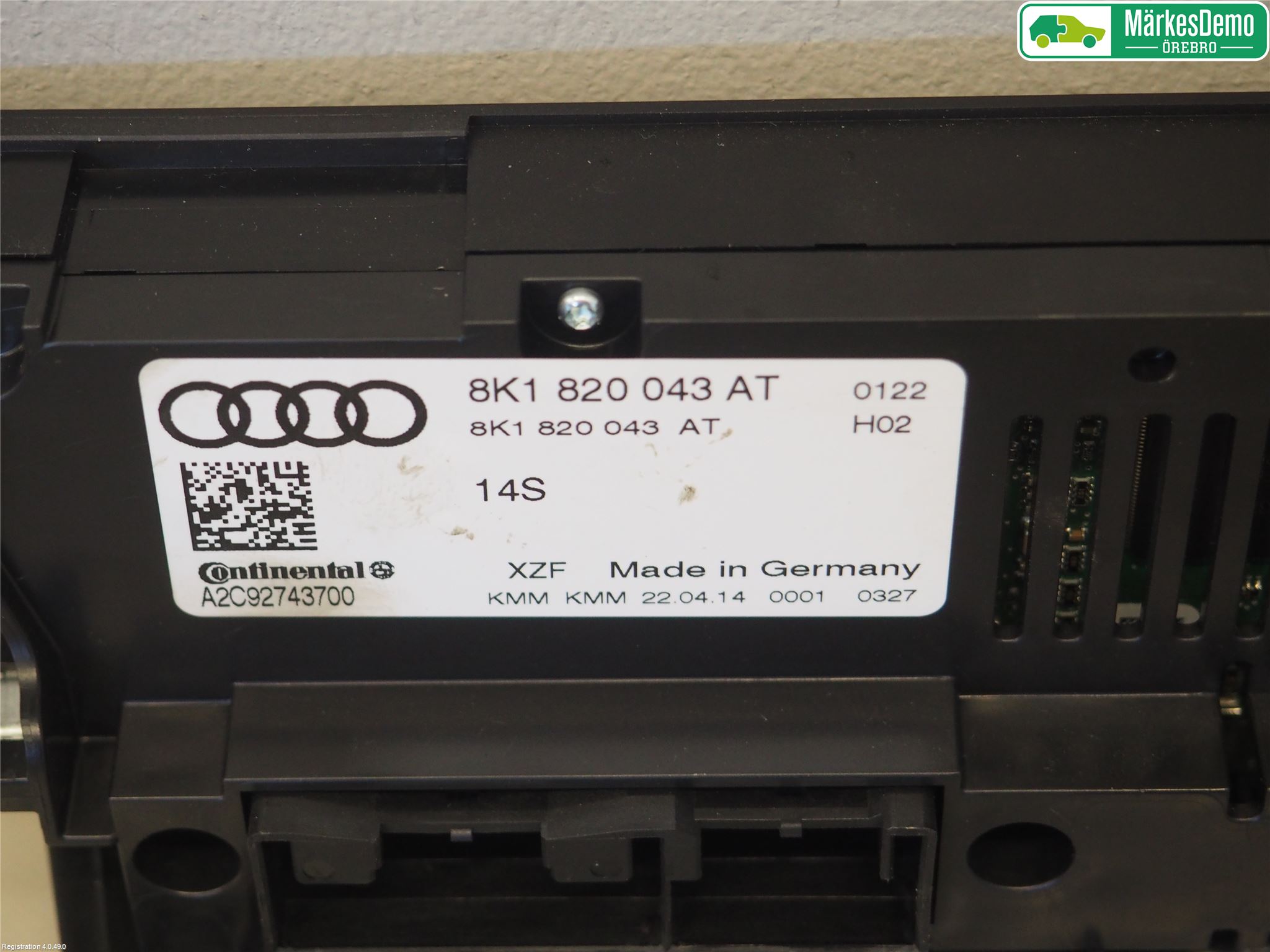 Audi A5 07-16 Ac Styrenhet Ac Manöveren