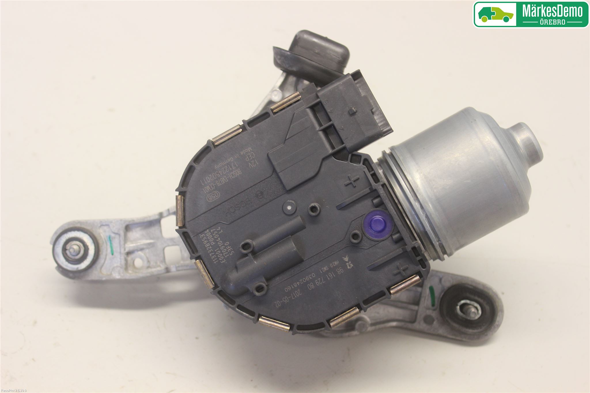 Citroen C4 GRAND PICASSO 14-18 Torkarmotor Vindruta