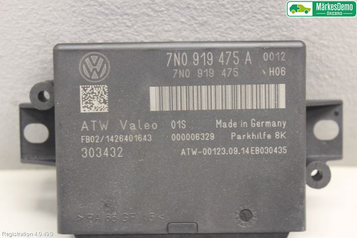 Volkswagen VW SHARAN 11- Styrenhet Parkeringshjälp